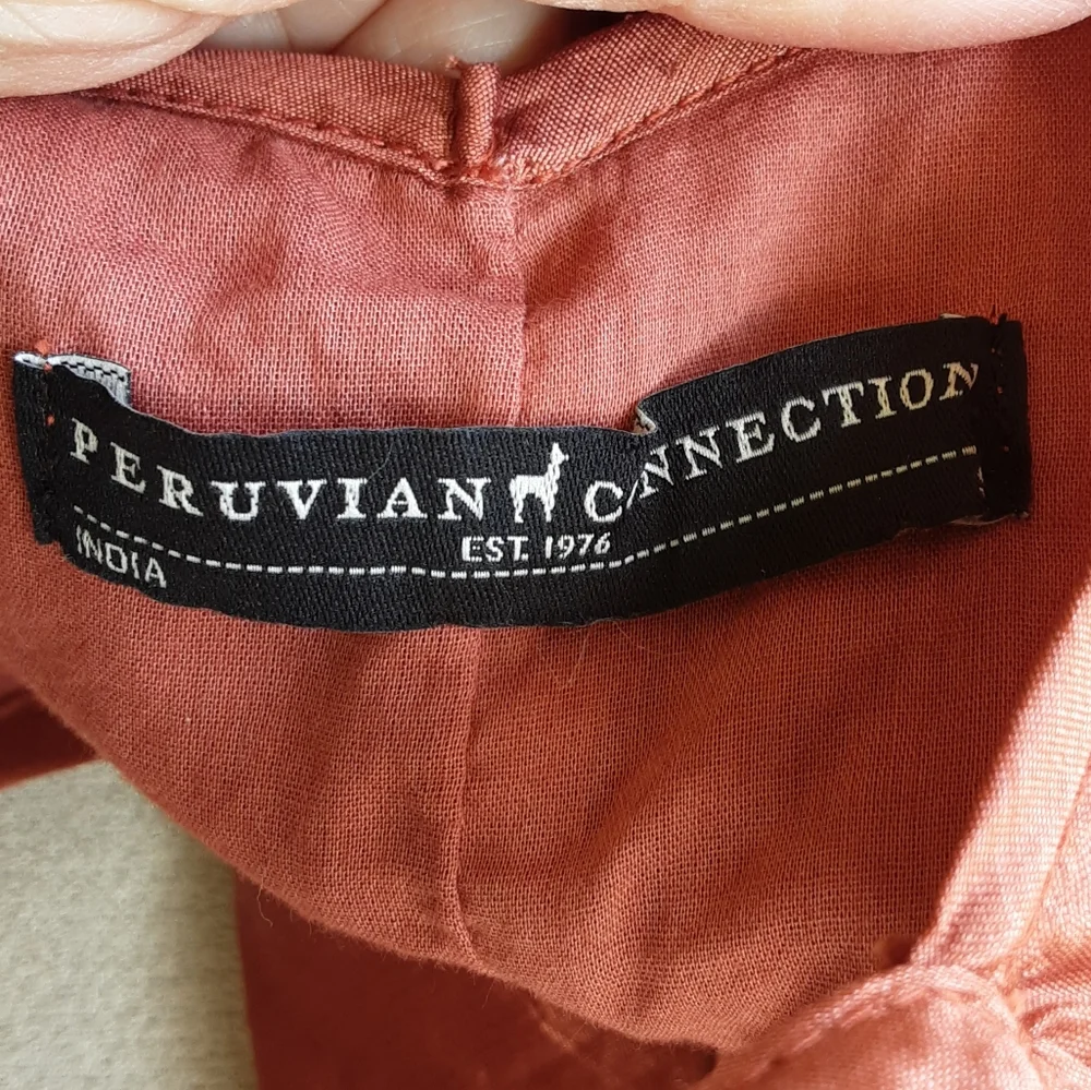 Peruvian Connection Margot 100% Silk Midi Dress. - Picture 12 of 13